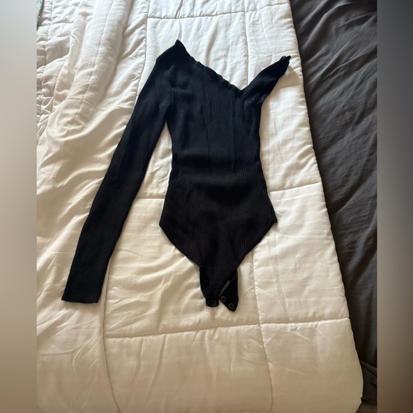 Abercrombie & Fitch Other - Abercrombie & Fitch Black Ribbed Bodysuit